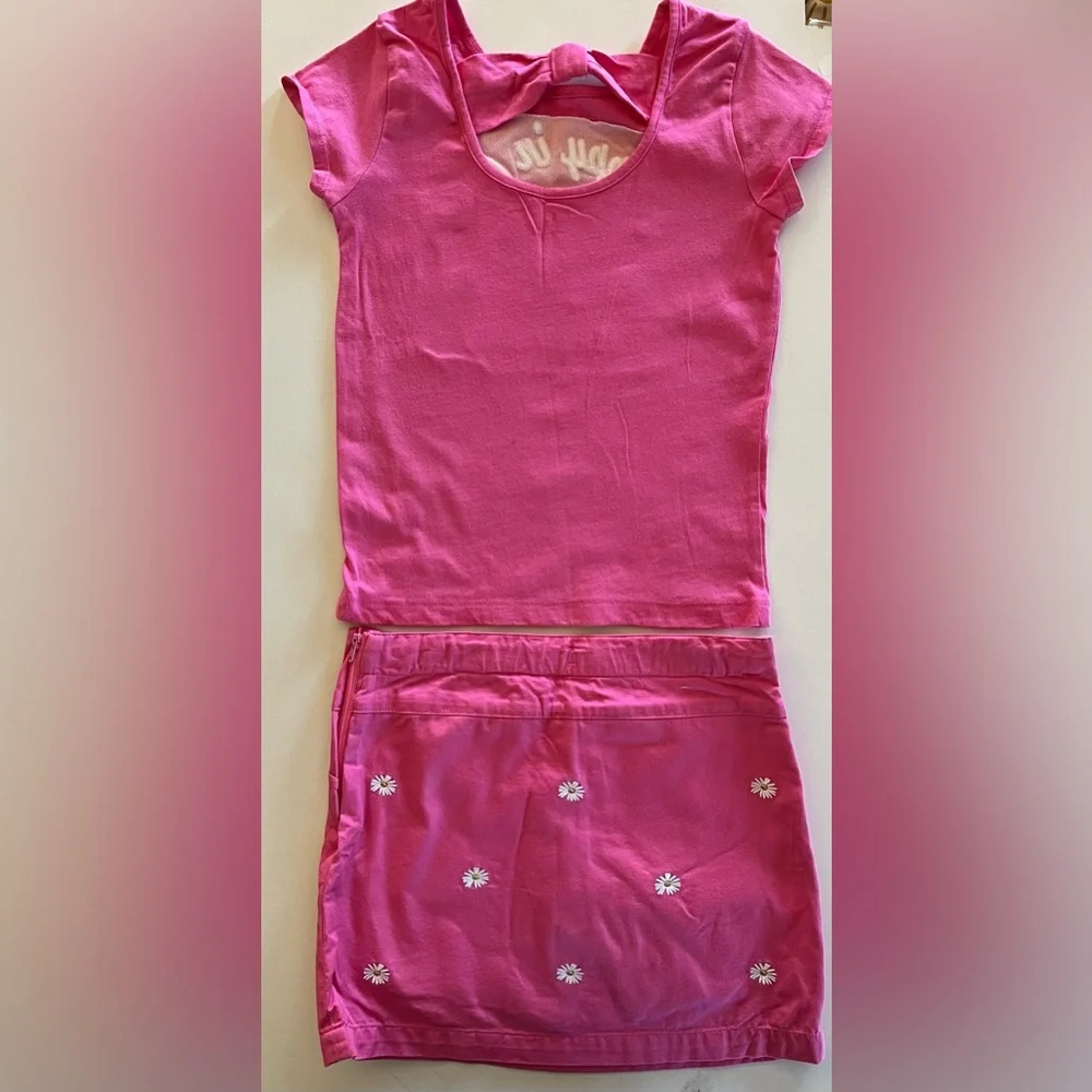 Gymboree pink skirt